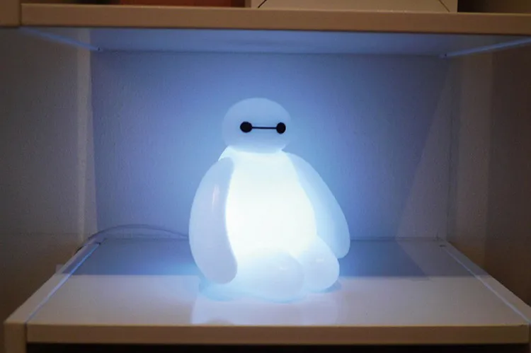 Color Changing Big Hero 6 Baymax USB Charge LED NightLight 7