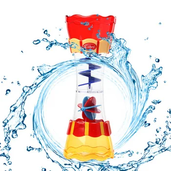 

Baby Bath Toys Automatic Spout Play Taps/buttressed Folding Spray Showers Toy Swimming Faucet Water Whirly Wand Cup