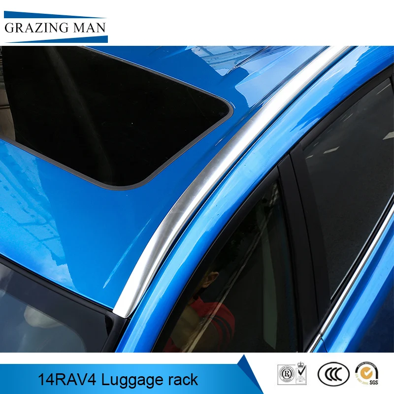 الأوروبية تصميم النسخة حامل سقفي ل 2014 2015 2016 2017 2018 Rav4 الألومنيوم سبيكة حامل سقفي