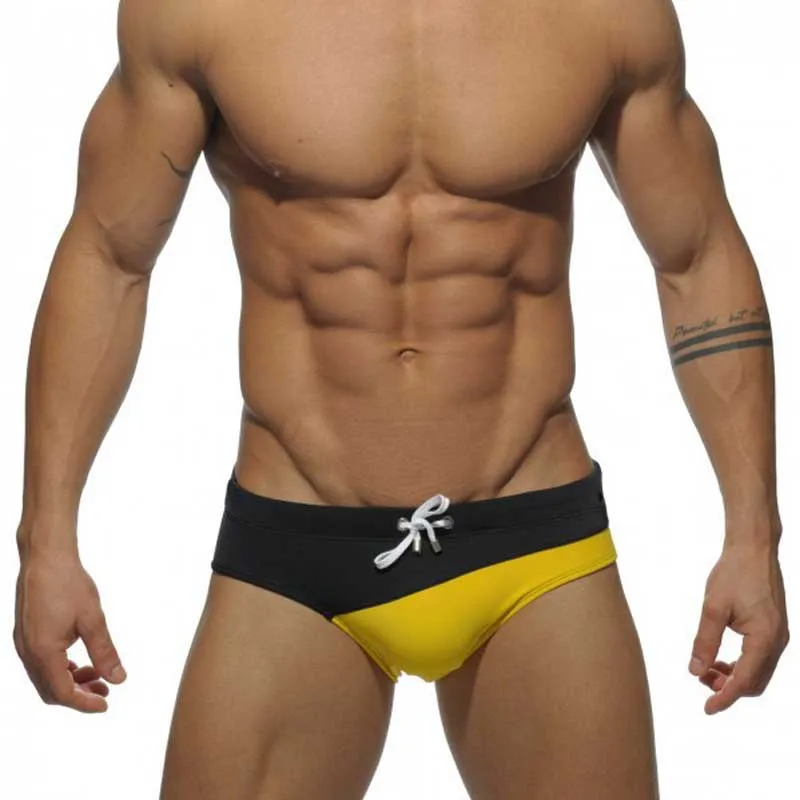 Мужские плавки пестрые бикини с низкой талией|mens patchwork shorts|gay swimwear mengay sportswear |