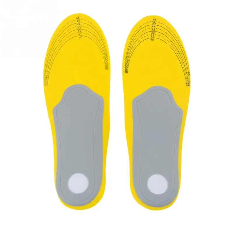 Высокое качество Уход за ногами 1 пара 3D Премиум для женщин и мужчин удобная обувь ортопедические стельки Вставки Высокая арочная опорная