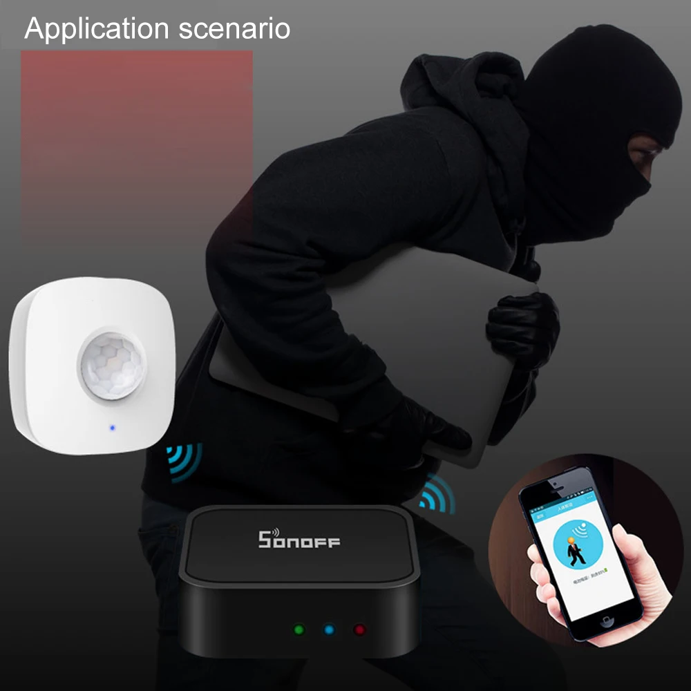 Sonoff RF Bridge WiFi 433 МГц пульт дистанционного управления умный дом автоматизация