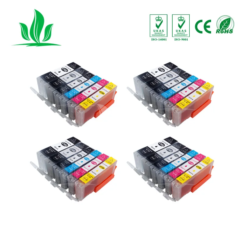 

24pcs 470XL Compatible Ink Cartridge for Canon PGI 470 MG5740 MG6840 TS5040 TS6040 Pixma PGI470 Cartridge