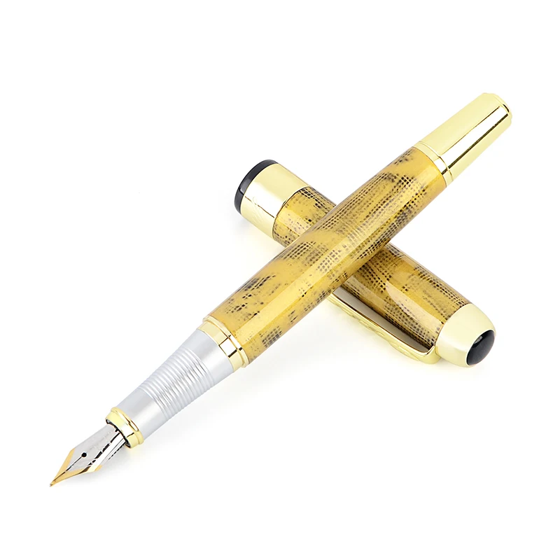 ステンレス製万年筆,高級ブランド,高貴,ゴールドとシルバー,学校や