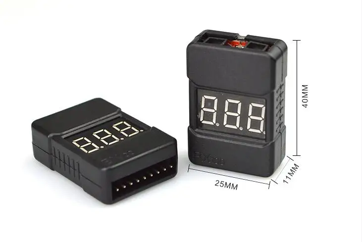 Тестер напряжения на аккумуляторах HotRc BX100 1 8S тестер с двумя динамиками низкий