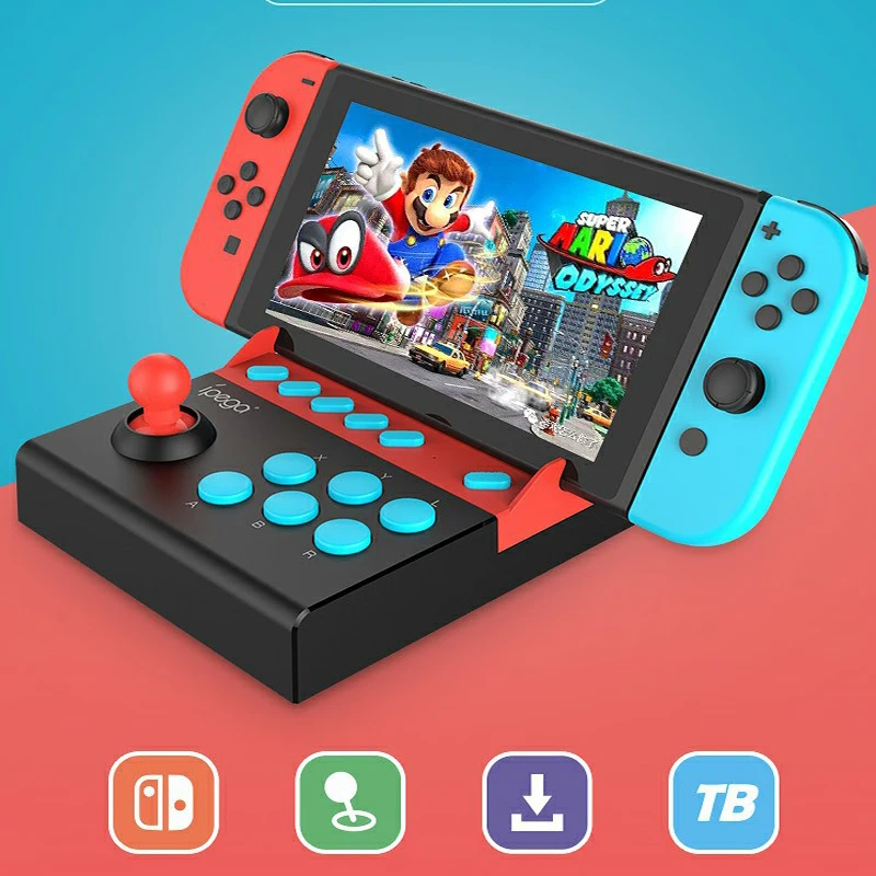 Для nintendo Switch NS Arcade 3D Джойстик PG-9136 USB Fight Stick контроллер NS Turbo левый и правый аналоговый контроллер аксессуары