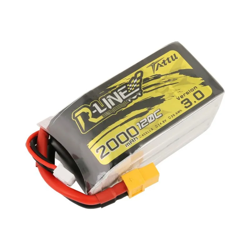 TATTU R-Line версия 3,0 V3 1300/1550/1800 mAh 120C 4S 2000 V Lipo аккумулятор с разъемом XT60 для FPV Racing Drone RC Quadcopter