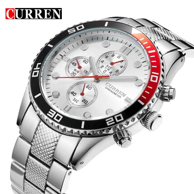 CURREN Men Brand Luxury Military quartz male Watches Men Sports Watch Waterproof man clock Relogio Masculino Montre Homme curren male watch date clock men full steel military wristwatches men watches 2016 relogio masculino montre homme quartz watch