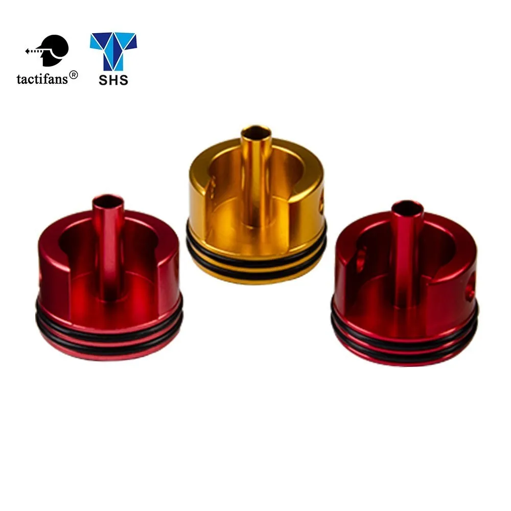 

Tactifans SHS Alumium CNC Cylinder Head Double O-ring For M4 Airsoft AEG Paintball Shooting Hunting Army Target Accessories