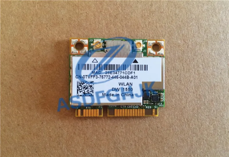 FOR Dell Wireless DW1550 Precision M4800 WiFi Card Bluetooth 4.0 H