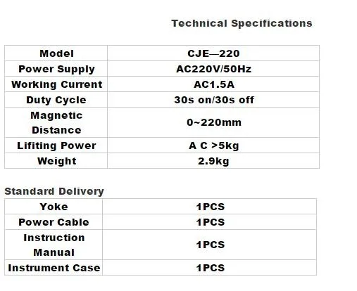 CJE-220 детектор дефектов магнитного хомута