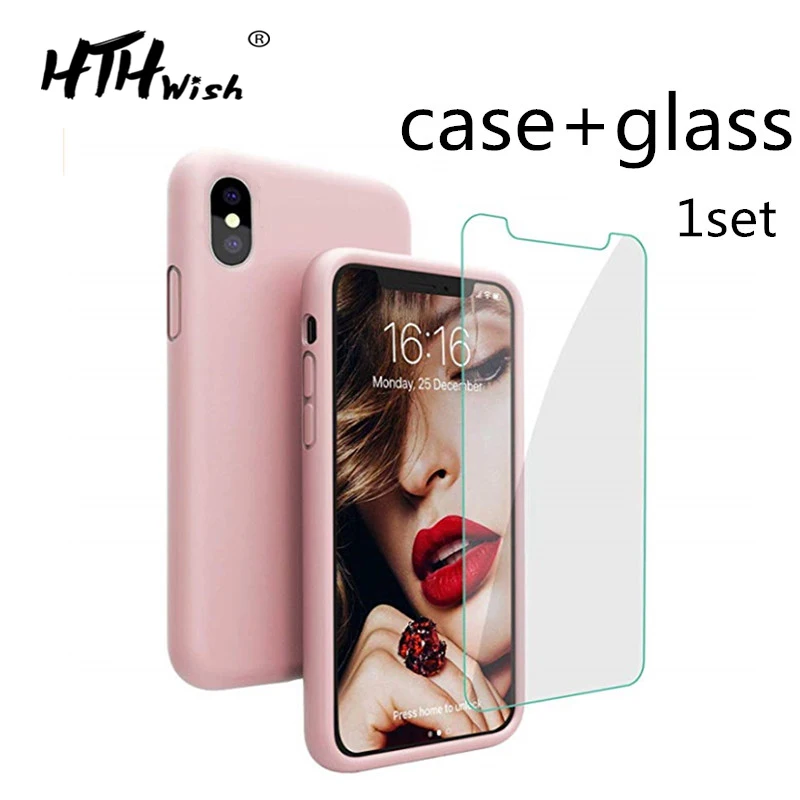 

Have LOGO Original Official Style Silicone Case For iPhone X XS MAX XR For apple Case iPhone 7 8 6 6S Plus Cover coque Luxury