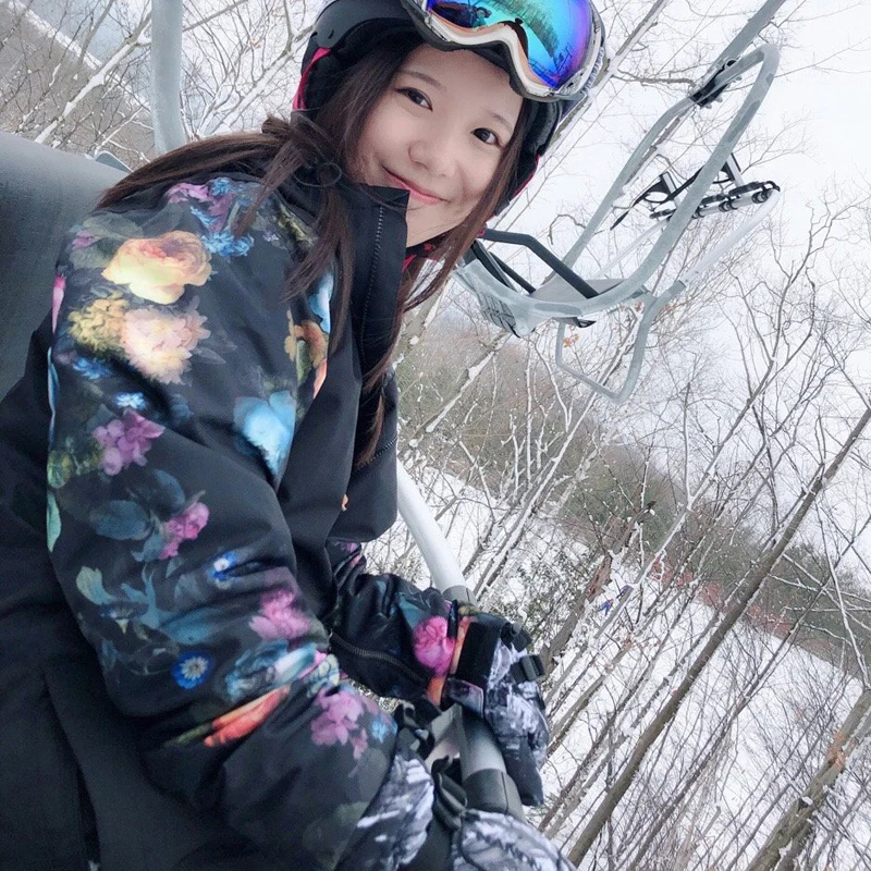 

2018 new wintersport ski jacket women snowboard snow jacket mountain skiing clothing veste ski femme waterproof windproof