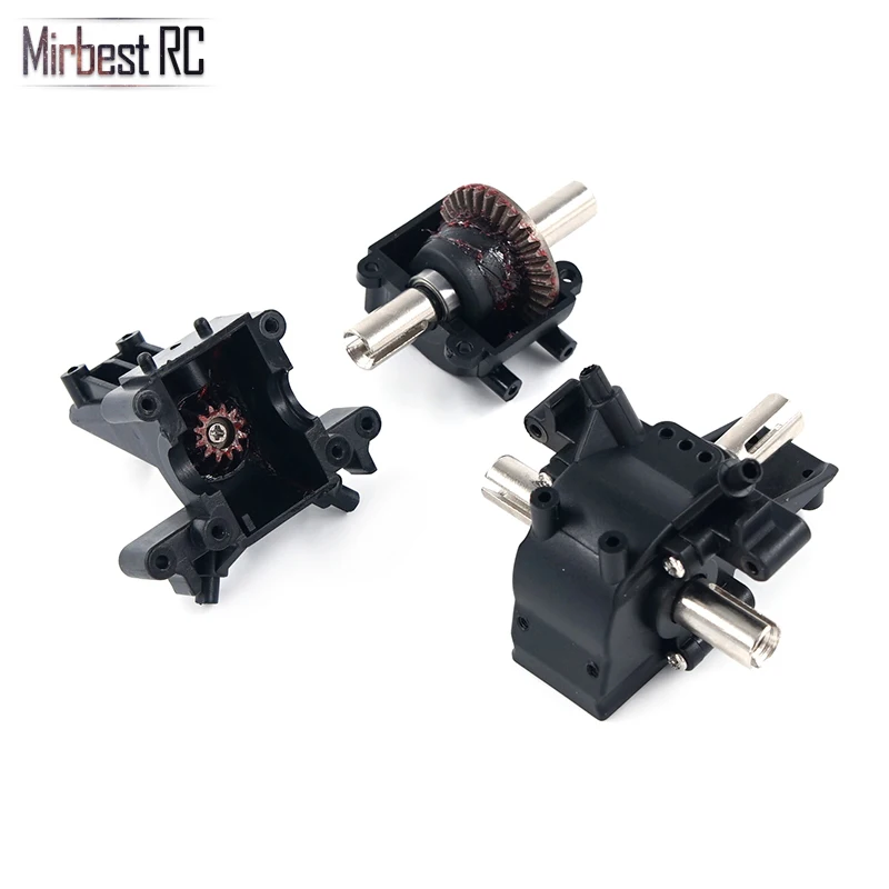 Mirbest RC DIY Parts For Wltoys 12428 Parts 12423 RC car parts Metal gear differential front wave box 12428 Upgrade accessories