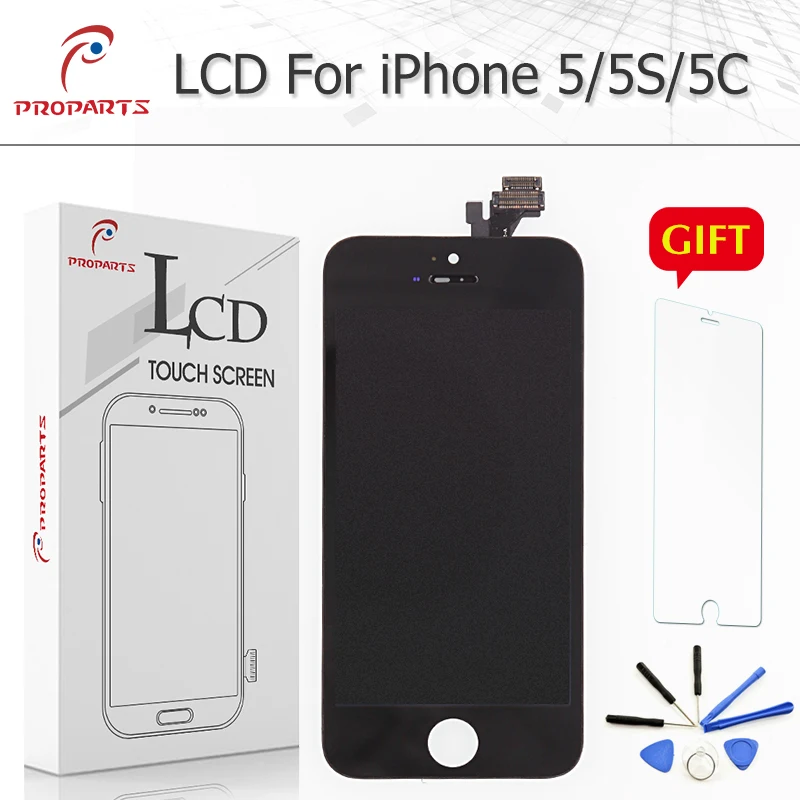 ЖК-дисплей для Apple iPhone 5 5S 5C SE сенсорный экран дигитайзер Рамка рамка сборка Замена