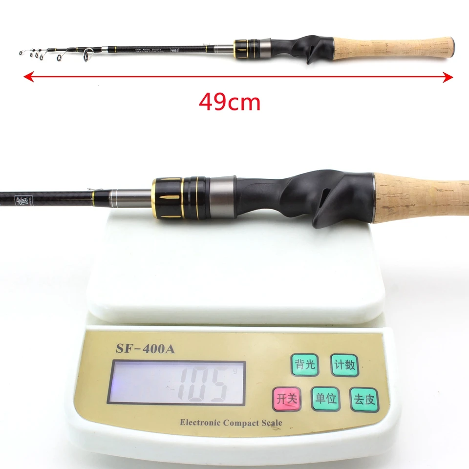 2,1 м 2,4 М 2,7 м углеродная телескопическая Приманка Удочка вес приманки 7-28 г М Мощность спиннинг литье стержень Портативный Путешествия Рыбалка Фиши