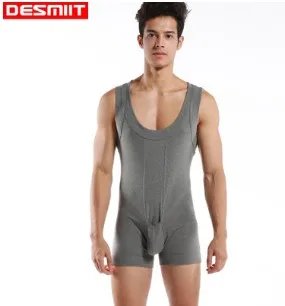 High quality Brand DESMIIT Male sexy Underwear Shapers Men's Bodysuits man Breathable cotton Body Building One-piece garment High quality Brand DESMIIT Male sexy Underwear Shapers Men's Bodysuits man Breathable cotton Body Building One-piece garment