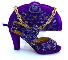 Nice Looking African Pumps Shoes With Bag Fashion Italian Shoes And Bag Sets For Party ! VB1-80
