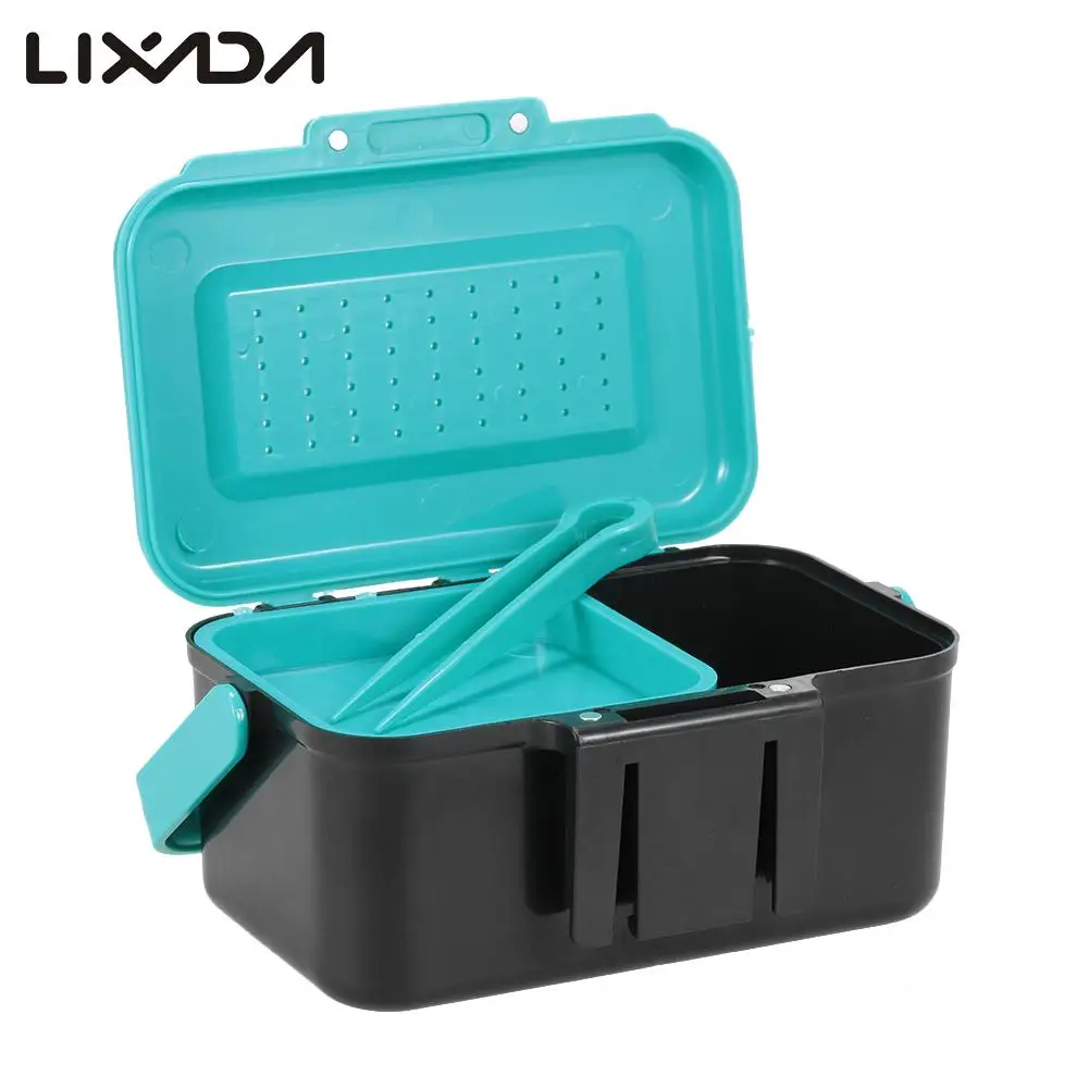

Portable Multifunction Earthworm Fishing Boxes/Fish Lure Hook Bait Tackle Waist Fishing Tackle Boxes Fishing Accessories