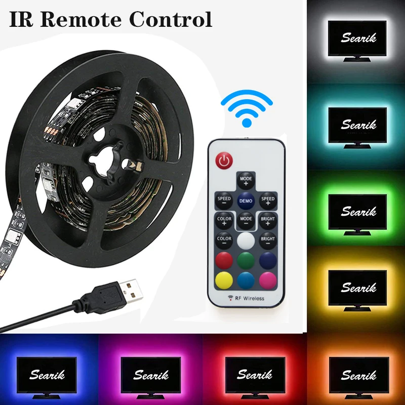 HKZZI USB RF17 key набор с контроллером светодиодный светильник 5 в гибкий фонарь 50 см 1 м 2