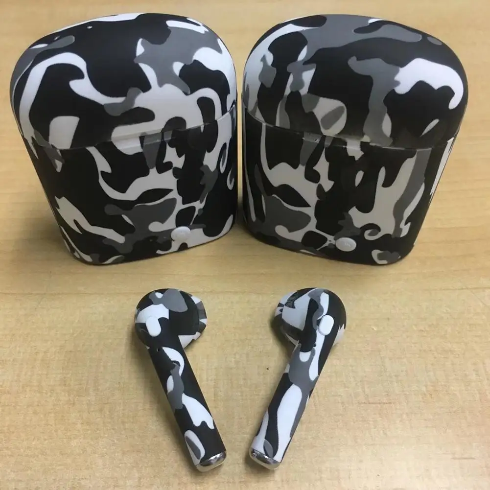I7s Camo наушники вкладыши Беспроводной стерео ухо Мини Bluetooth V4.2 Динамический