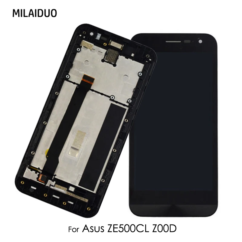 

LCD Display For ASUS Zenfone 2 ZE500CL Z00D 5.0" Touch Screen Digitizer Assembly Replacement Black No/with Frame Free Shipping