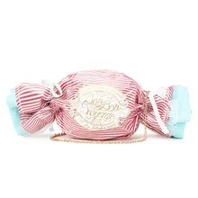 Милые женские сумочки конфетного дизайна, мини сумочка с цепочкой через плечо, женская сумка-мессенджер из ПВХ, дневной клатч, сумочка, женская сумка на плечо