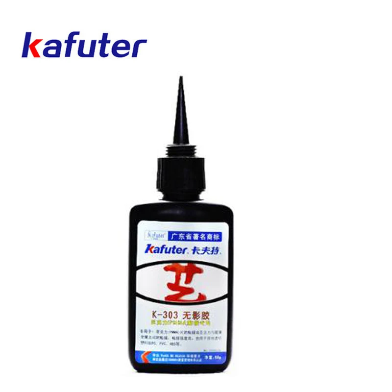 Горячая 50 г kafute K-302/K-303 клей УФ Kafuter+ портативный УФ фонарик УФ отверждения клей акриловый прозрачный пластиковый стеклянный клей