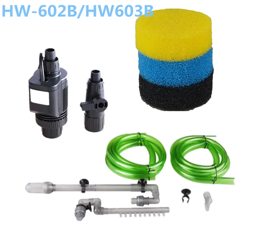 Внешний фильтр SUNSUN HW-602B HW-603B впускные и выпускные водяные трубы хлопковое