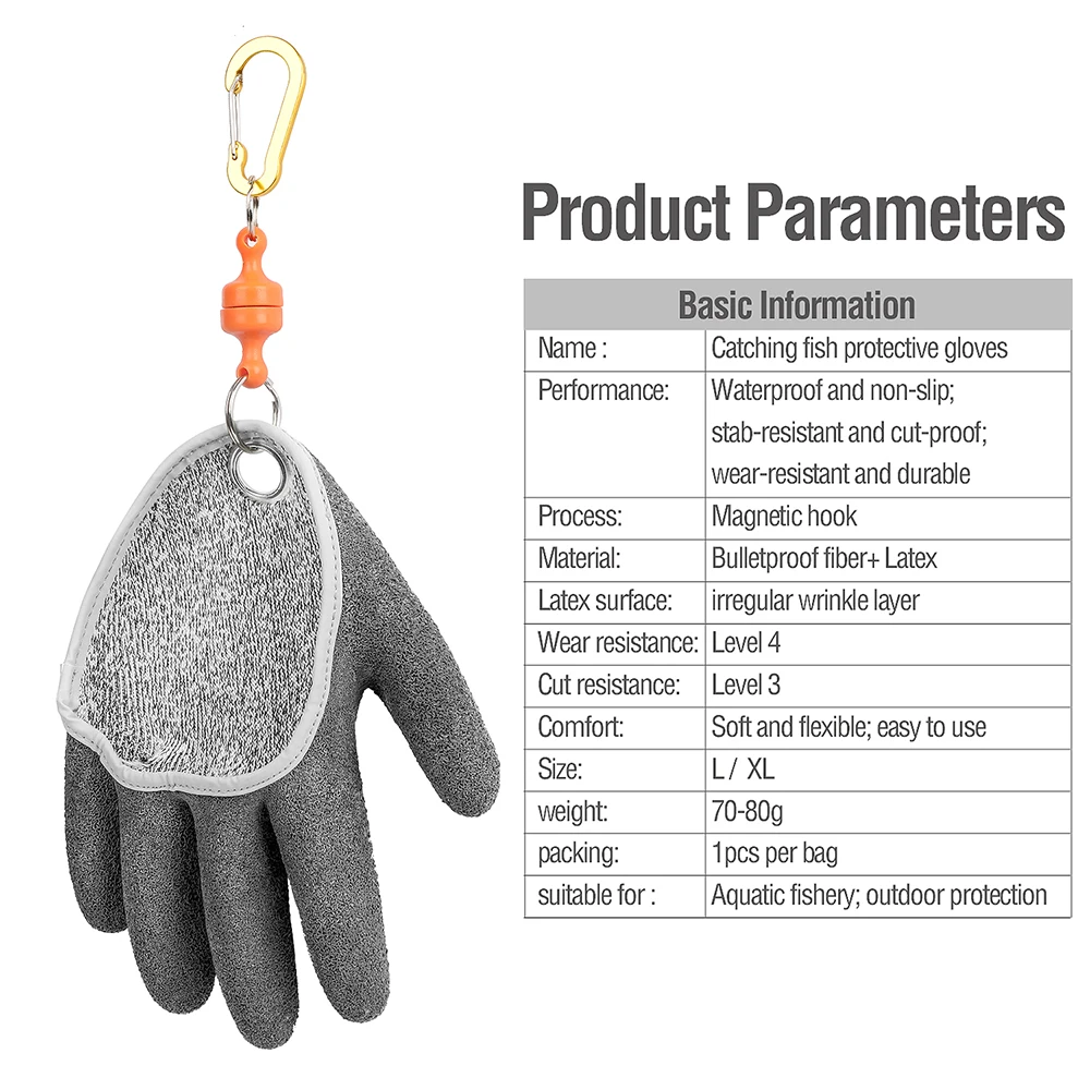 Anti-cut Outdoor Fishing Hunting Gloves Cut Resistant Protective Knife Anti-cutting Protection Steel Wire Mesh Gloves (2)