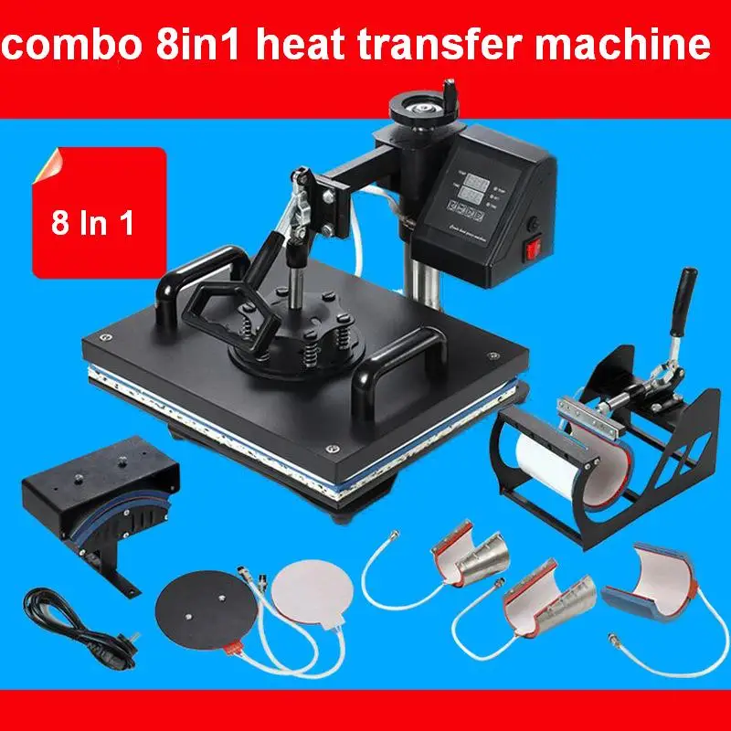 Advanced New Design 8 In 1 Combo font b Heat b font font b Press b