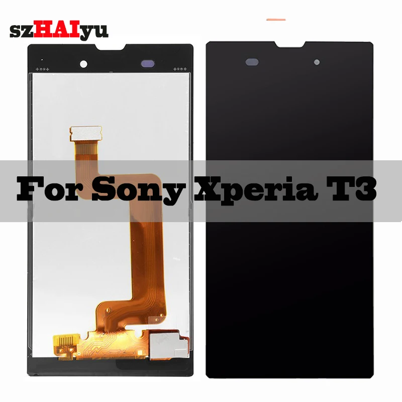 

SZHAIYU Touch Screen Digitizer For Sony Xperia T3 M50w D5103 D5106 LCD Display 1280x720 5.3'' TFT LCD