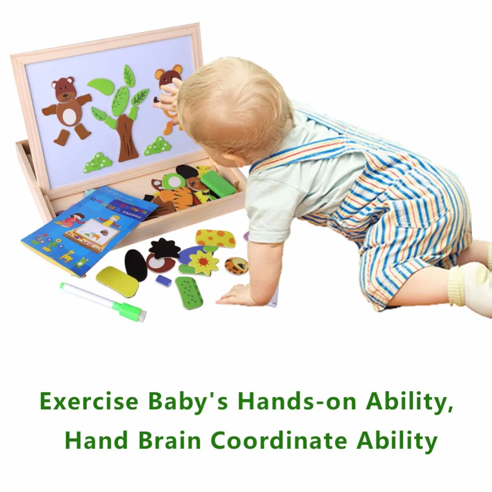 Toy Magnetic Wooden Puzzle Toy Sets New Animal Zodiac Jigsaw Puzzle Toys Children Pre-School Learning Educational Toys For Kids Toy Magnetic Wooden Puzzle Toy Sets New Animal Zodiac Jigsaw Puzzle Toys Children Pre-School Learning Educational Toys For Kids