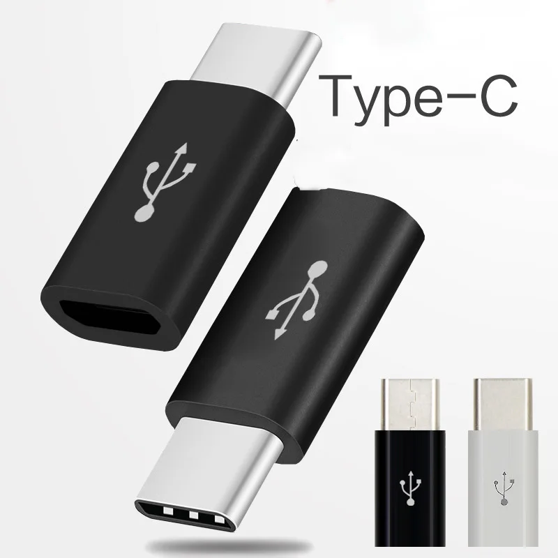 Универсальный USB 3,1 type-C мужской разъем для Micro USB Женский конвертер USB-C адаптер данных type C устройство Черный