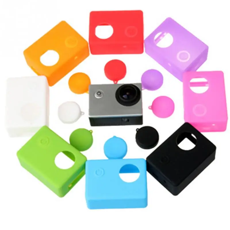 

Silicone Case Soft Protector For SJ4000 WIFI SJ5000 SJ7000 SJ9000 Eken H9 H9r GoPro Hero 3 SJ4000 Accessories #0910