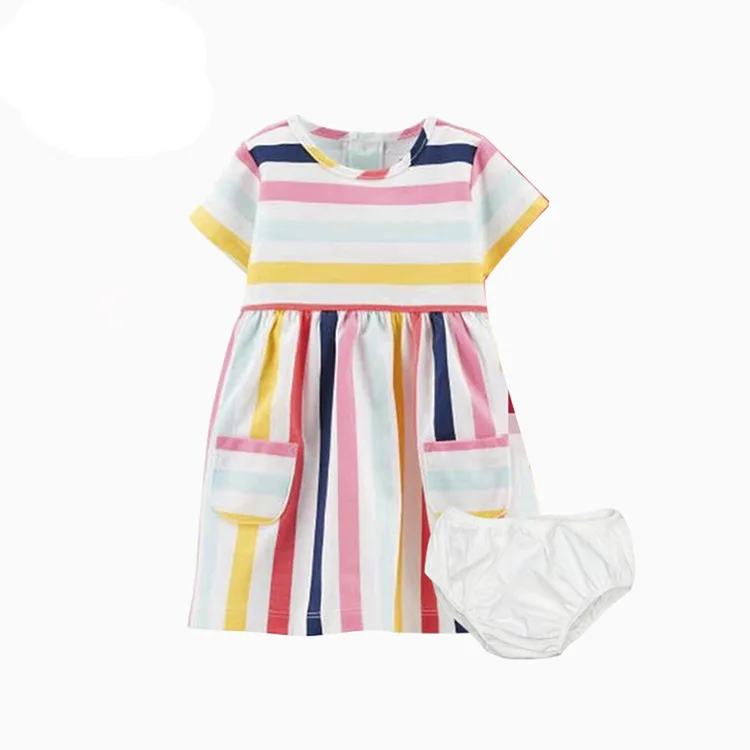 Vestido de Princesa Roupas da Menina do Bebê Orangemom Loja Oficial Verão Novas Meninas Crianças Bodysuit Algodão Puro 2 Pçs Roupas 2020 6 Mamãe e Bebê
