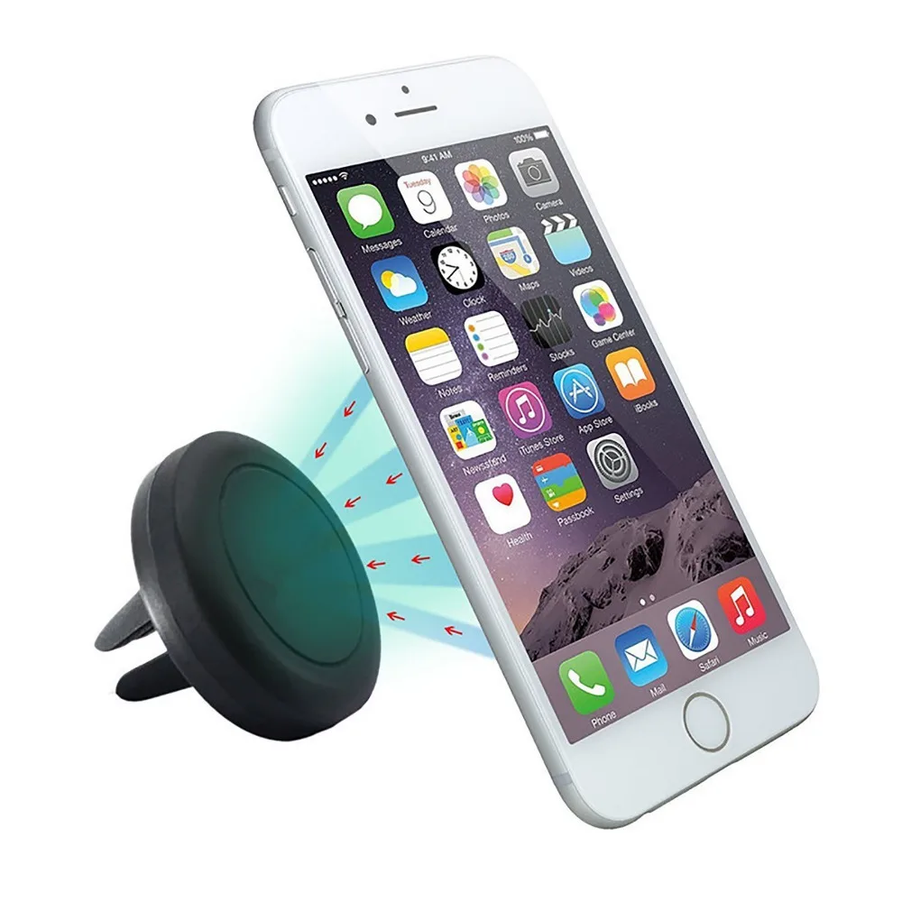 360 градусов Универсальный магнитный держатель для мобильного телефона, автомобильный держатель для iPhone 4 5 6 samsung LG