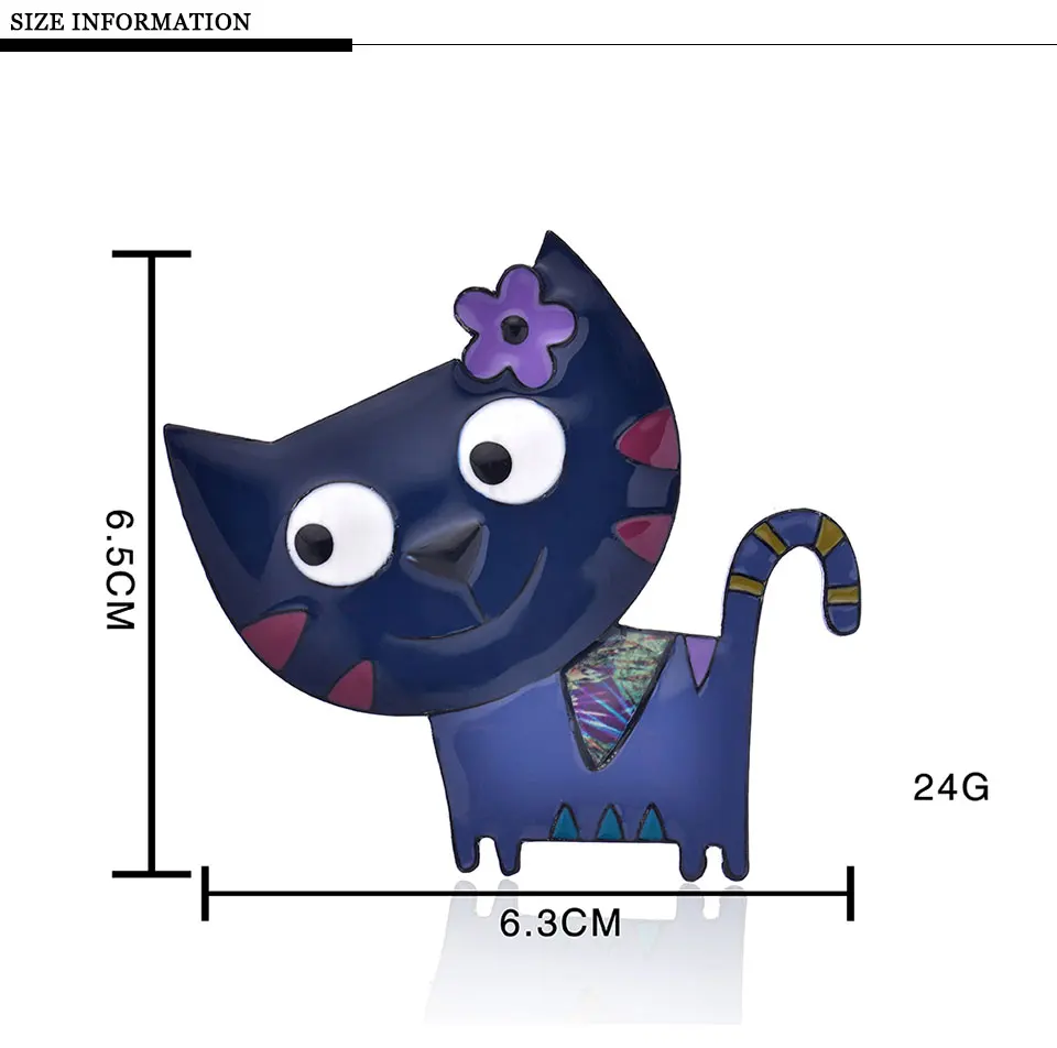 Милый эмалевая брошь женский контакты кот Модные украшения из цинкового сплава для девочек Броши Винтаж платье аксессуары Для женщин брошь для вечерние
