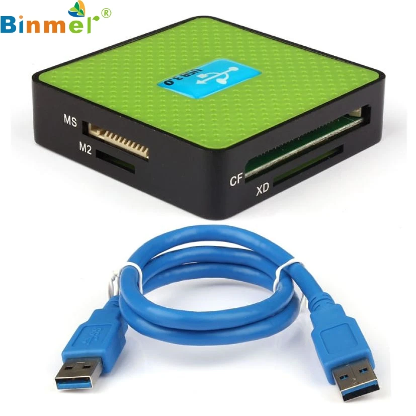 Binmer заводская цена все-в-1 USB 3,0 Compact Flash Multi Card Reader CF адаптер Micro SD GN 60310 mosunx Прямая поставка