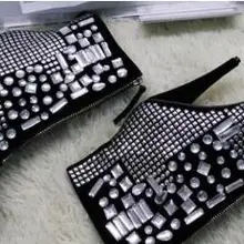 Дизайн Женщины Моды Открытым Носком Горный Хрусталь Высокий Каблук Ботильоны Реальные Фотографии Молнии вверх Короткие Кристалл Гладиатор Сапоги