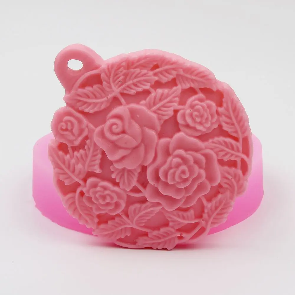 Aromatic Pendant Making Petals shaped silica Gel mould Fondant Cake decorating Plaster Clay Silicone Mold