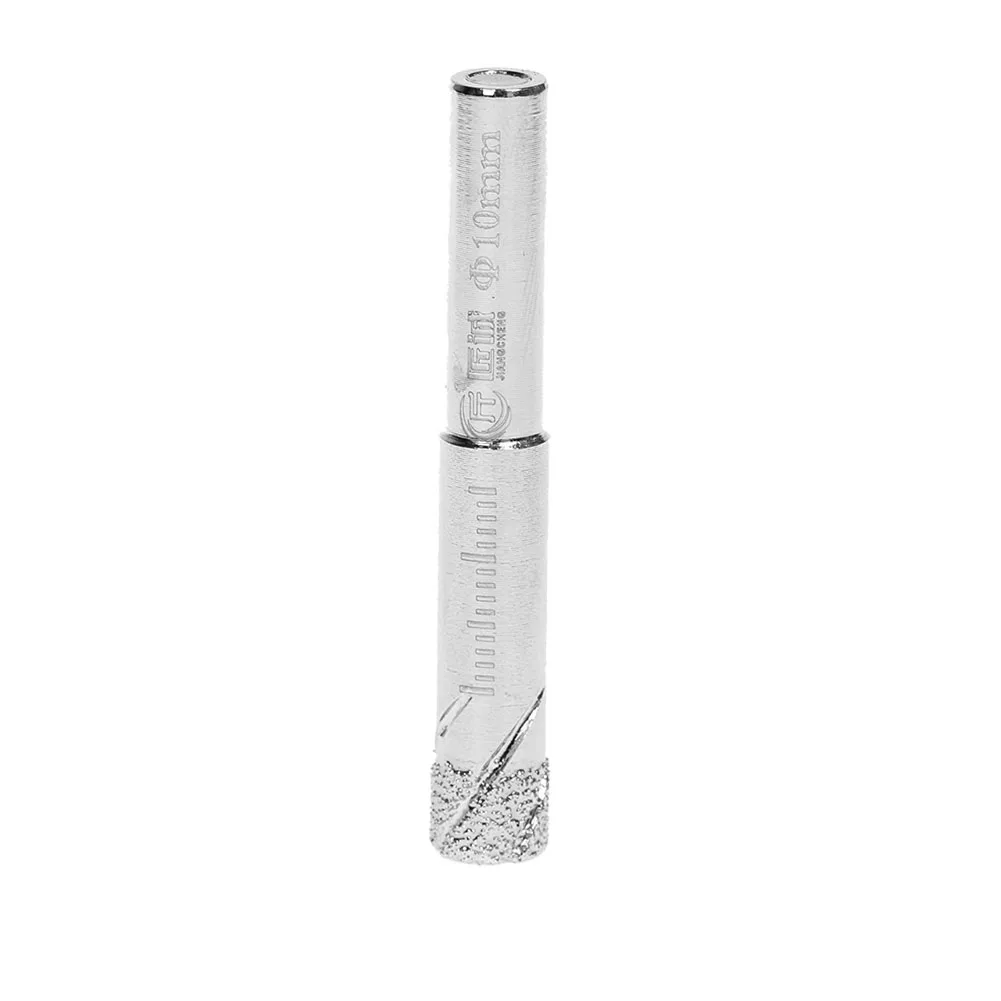 Diamond Coated Silver Durable Professional Core Non-Slip Drill Bit Dry Drilling Metal Quick-fit Tools For Porcelain Ceramics | Инструменты