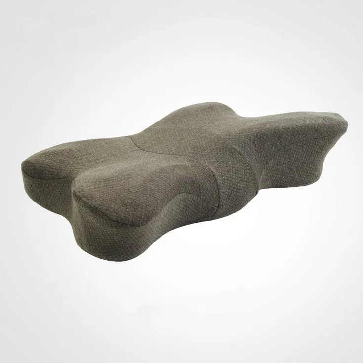 65*38 см ортопедическая латексная подушка для физиотерапии медленный отскок пены памяти сон шеи Подушка шейки здоровья боли - Цвет: Grey