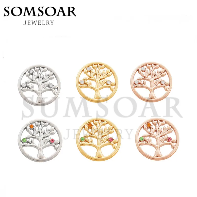 

2017 New Arrival Life Tree Size L Disc Coin for My Coin Holder Frame Pendant as Fashion Women Jewelry 10pcs/lot