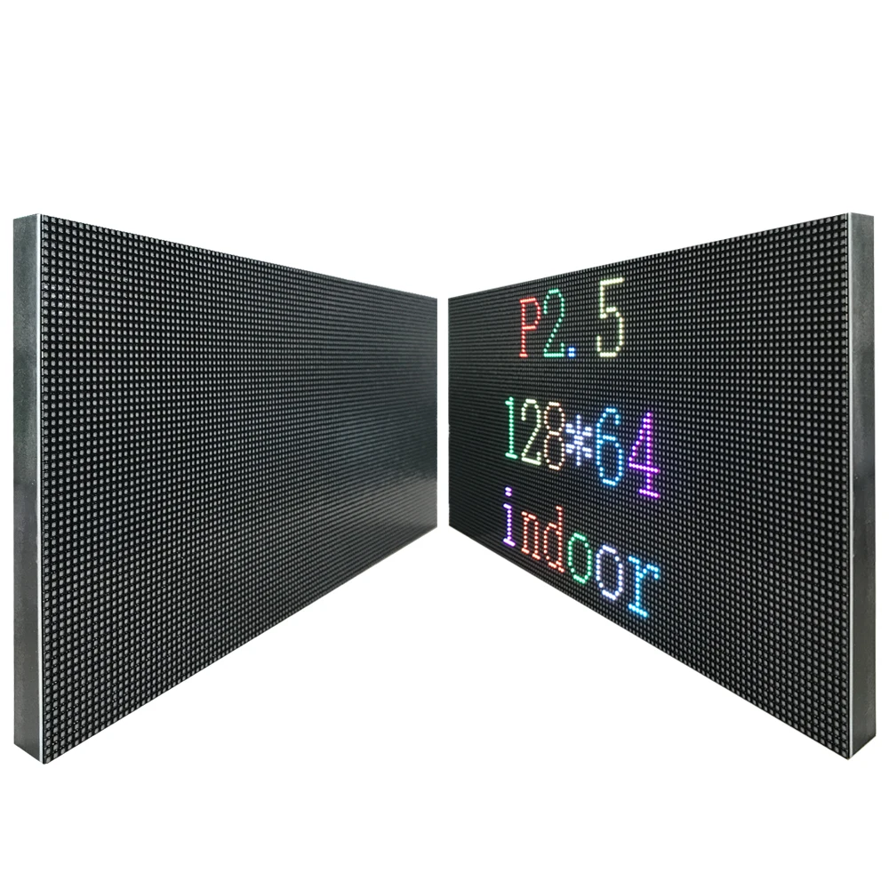 P2.5 SMD2121 RGB full color led display module indoor LED panel 1/32 scan 320*160mm text pictures video show|Светодиодные дисплеи|