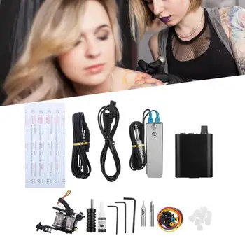 

Tattoo Pen Machine 2 Types Professional Tattoo Kit Liner Shader Tattoo Machine Tattoo Needles Accessories Tool Permanent Make s