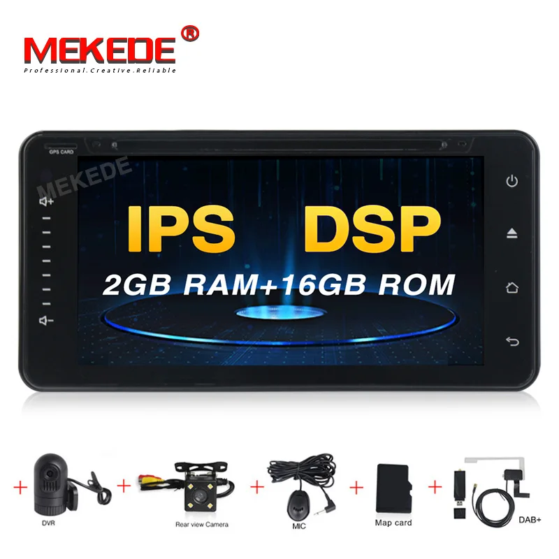 

Android 9.0 2G DSP IPS screen CAR GPS For Toyota Universal RAV4 COROLLA VIOS HILUX Terios Land Cruiser 100 PRADO no dvd player