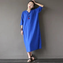 Vestidos летнее платье Макси платье Длинное свободное хлопковое льняное платье женское Элегантное повседневное винтажное летнее стильное платье больших размеров
