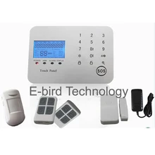 text message home alarm system PSTN GSM with smartphone app