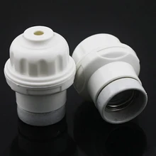 2 шт./лот утолщенной высокая температура, керамический светильник болт крепления E27 лампа для губ Потолочный подвесной светильник с выключателем медная колонка